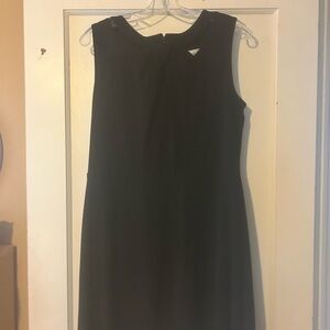Jones Studio black evening dress with cut outs. Size 10.